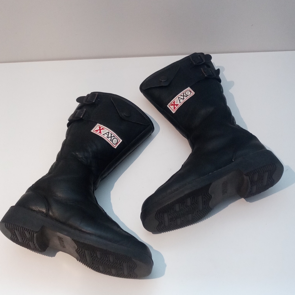 AXO Leather Moto Boots